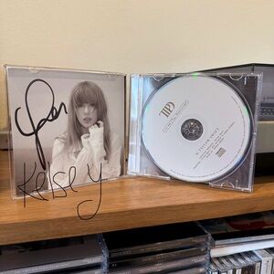 Signed Taylor Swift Tortured Poets Department TTPD CD